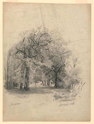 Landscape, Darmstadt, Germany by William Trost Richards