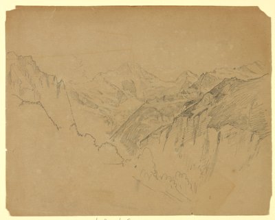 Study of Landscape, Lauterbrunnen, Switzerland by William Trost Richards