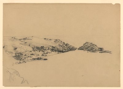Study of Seashore, Rhode Island by William Trost Richards