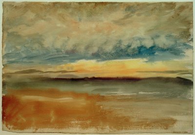 A Stormy Sunset by Joseph Mallord William Turner