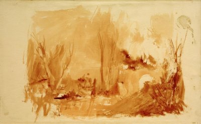 A Wooded Landscape by Joseph Mallord William Turner