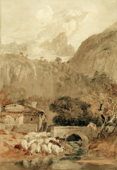 Aiguillette from the Valley of the Cluse by Joseph Mallord William Turner
