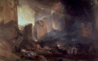 Destruction of Sodom – 19th Century – English Romanticism by Joseph Mallord William Turner