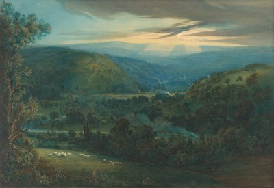 Dawn in the Valleys of Devon, 1832 by Joseph Mallord William Turner