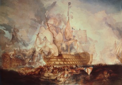 The Battle of Trafalgar by Joseph Mallord William Turner