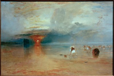 Beach of Calais, Low Tide. French Poissards by Joseph Mallord William Turner