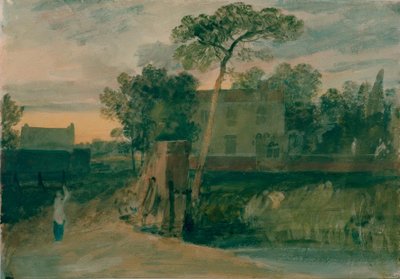 Syon Ferry House, Isleworth, Sunset by Joseph Mallord William Turner