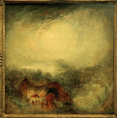 The Evening of the Deluge by Joseph Mallord William Turner