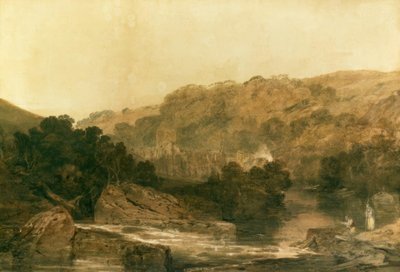 View of Brinkburn Priory, Northumberland by Joseph Mallord William Turner