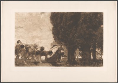 Bacchante Procession, After Franz Stück by William Unger
