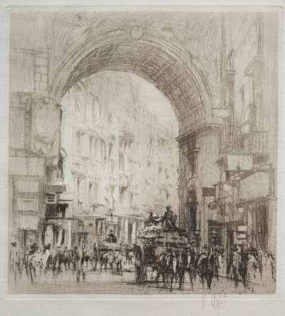 Arco San Carlo, Naples by William Walcot