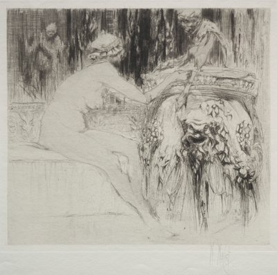 The Bacchante and the Young Faun by William Walcot