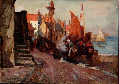 Unloading the Catch by William Watt Milne