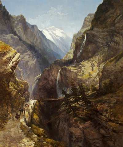 The Simplon Pass by William West