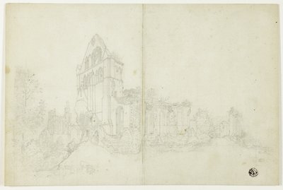 Byland Abbey, Yorkshire by William Westall