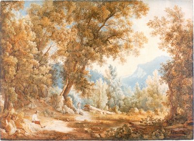 Landscape with Figures, about 1807-1820 by William Westall
