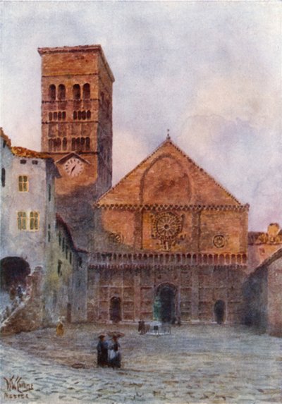 Assisi. The Cathedral by William Wiehe Collins