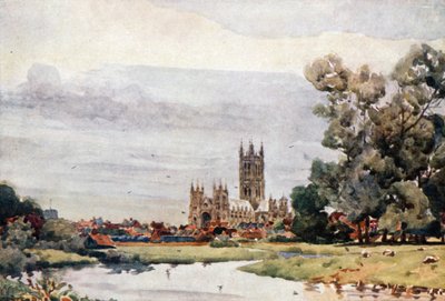 Canterbury from the Meadows by William Wiehe Collins