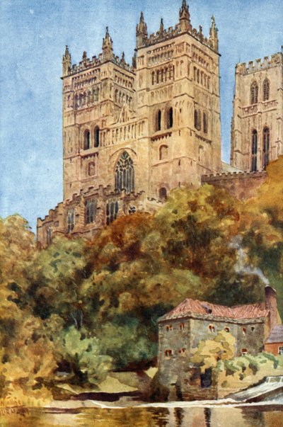 Durham, the Western Towers by William Wiehe Collins