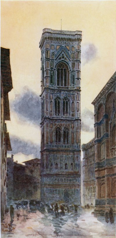 Florence. The Campanile by William Wiehe Collins