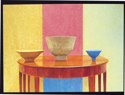 Still Life, Three Lucie Rie Bowls by William Wilkins