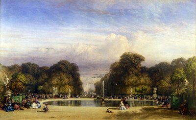 The Tuileries Gardens, Paris by William Wyld