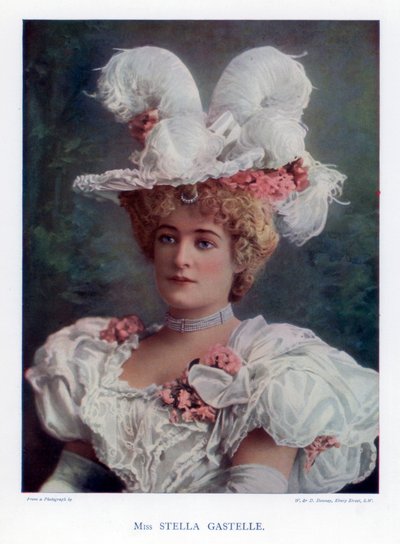 Stella Gastelle, actress, 1901 by William and Daniel Downey