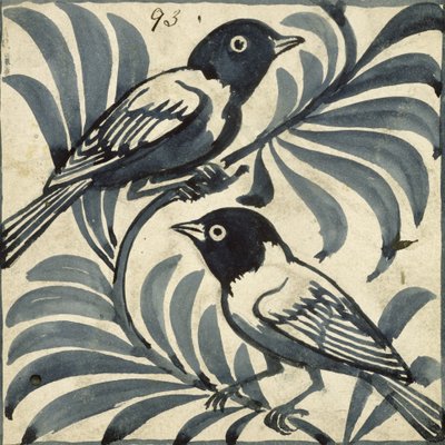 Bluebirds by William de Morgan