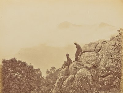Men Standing on Rock Formations by Willoughby Wallace Hooper