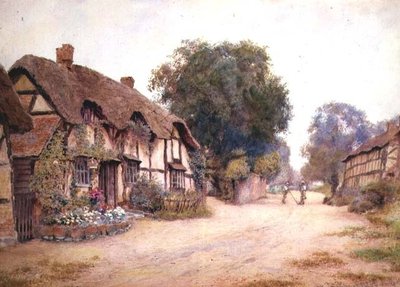 Gossiping, The Village Street by Wilmot R.W.S. Pilsbury