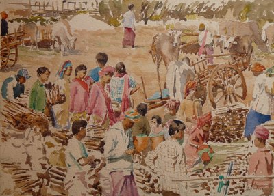 918 Firewood Market, Thaung Tho by Wilson Clive