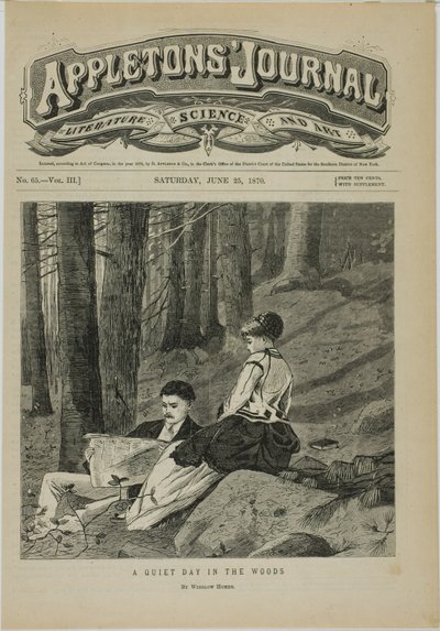 A Quiet Day in the Woods by Winslow Homer