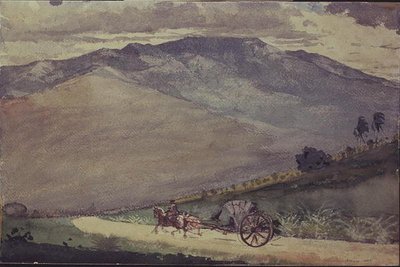 A Volante on a Mountain Road, Cuba by Winslow Homer