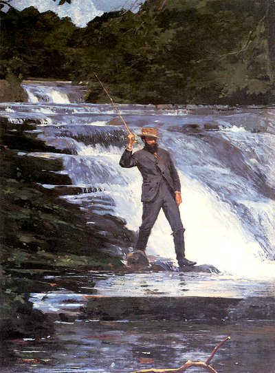 An Angler by Winslow Homer