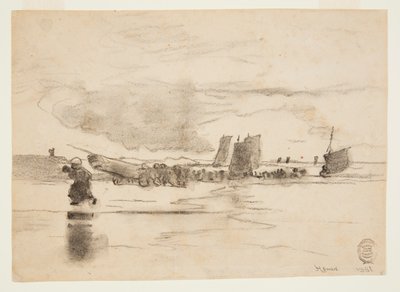Beach at Low Tide, Cullercoats, England by Winslow Homer
