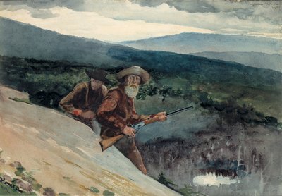 Bear Hunting, Prospect Rock by Winslow Homer