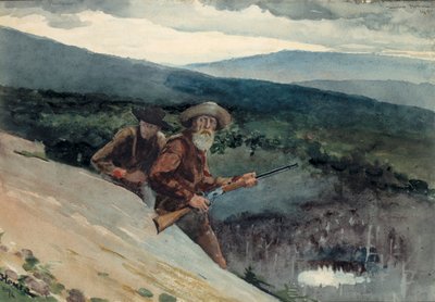 Bear Hunting, Prospect Rock by Winslow Homer