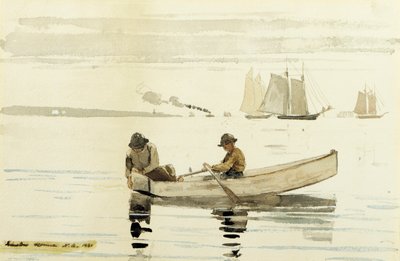 Boys Fishing, Gloucester Harbor by Winslow Homer