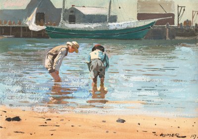 Boys Wading by Winslow Homer