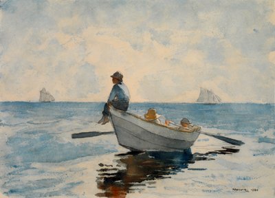 Boys in a Dory by Winslow Homer