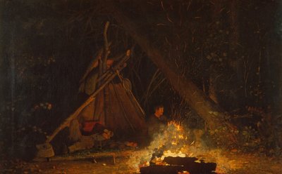 Camp Fire by Winslow Homer