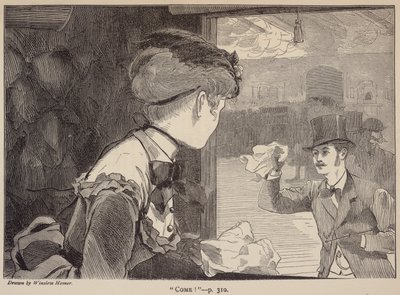 "Come!", from The Galaxy, September 1869 by Winslow Homer