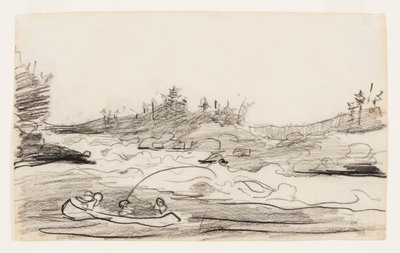 Fishermen in the Rapids by Winslow Homer