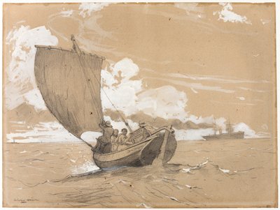 Fishing off Scarborough by Winslow Homer