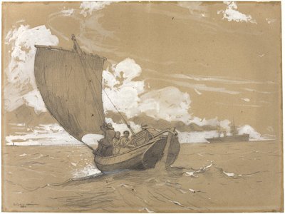 Fishing off Scarborough by Winslow Homer