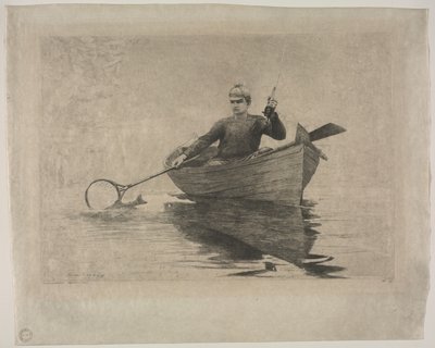 Fly Fishing by Winslow Homer