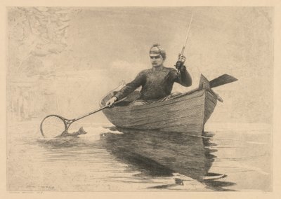 Fly Fishing by Winslow Homer