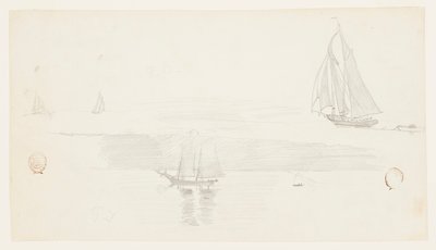 Four Schooners by Winslow Homer