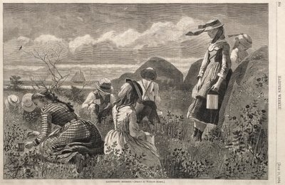 Gathering Berries, 1874 by Winslow Homer
