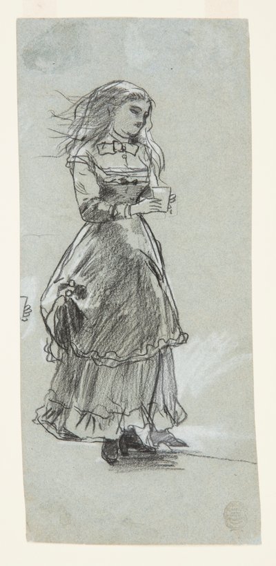 Girl Holding a Drinking Glass by Winslow Homer